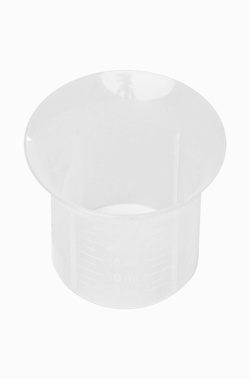 Messbecher: 30 Milliliter, Farbe: natur