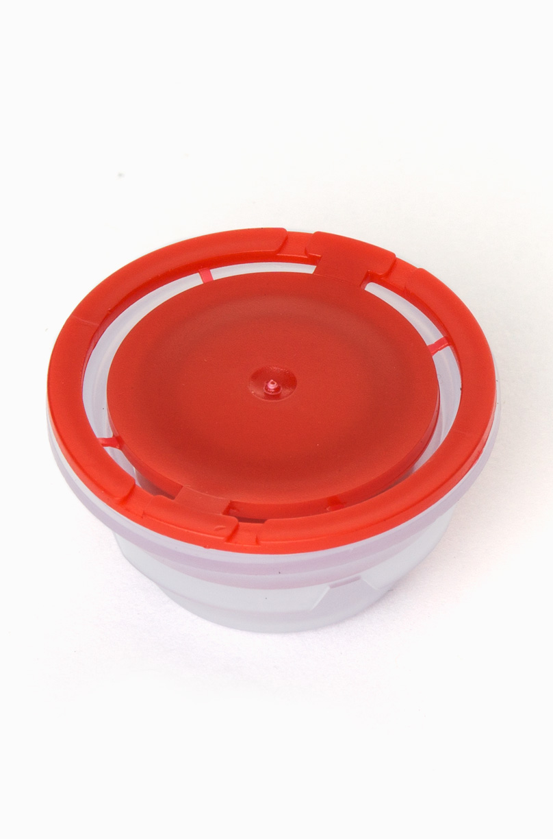 Prelldeckel mit Balg aus HDPE/LDPE ø 32,0 mm Mündung