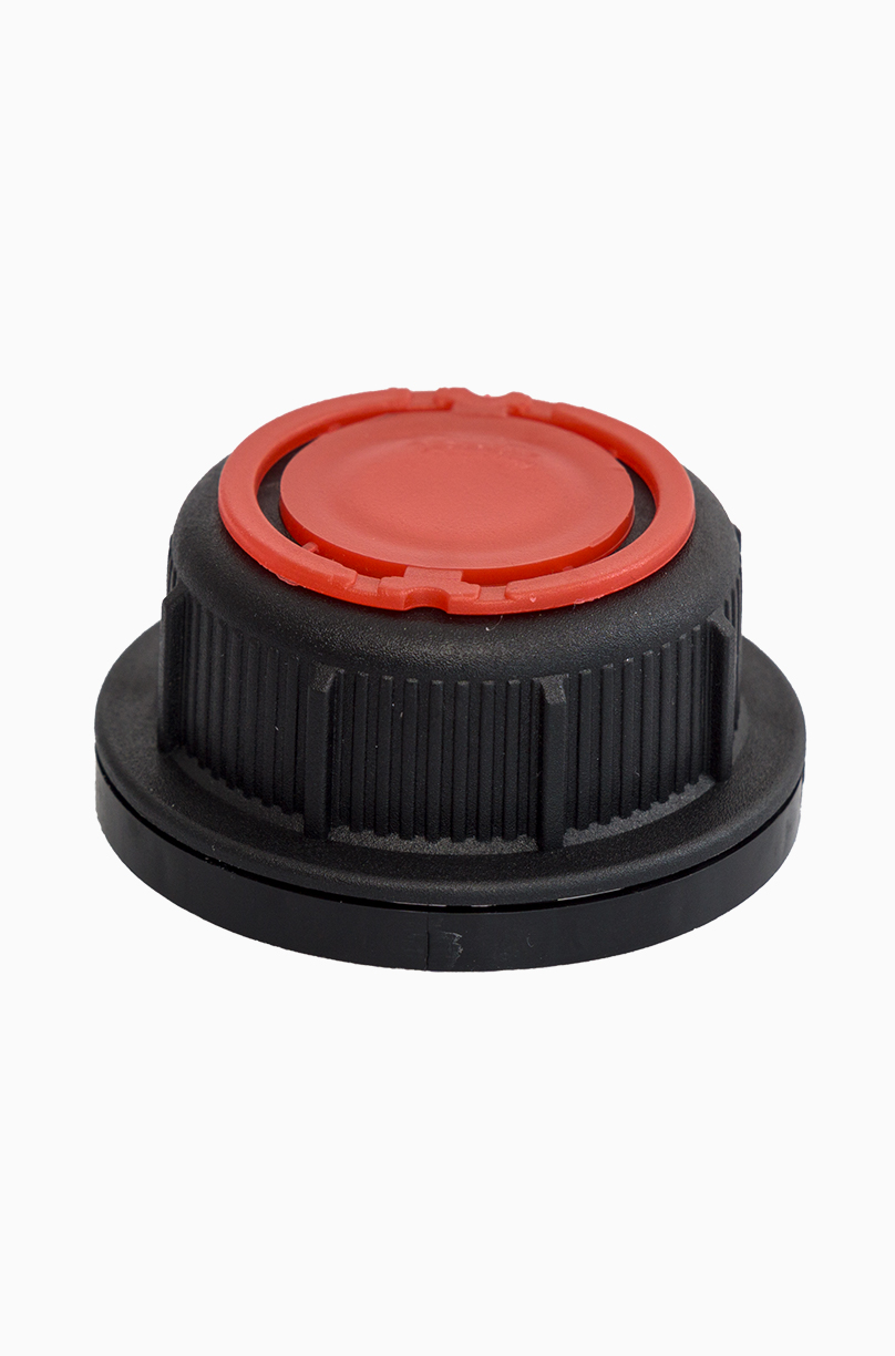 Schraubdeckel mit Balg aus HDPE ø 45,0 mm Mündung