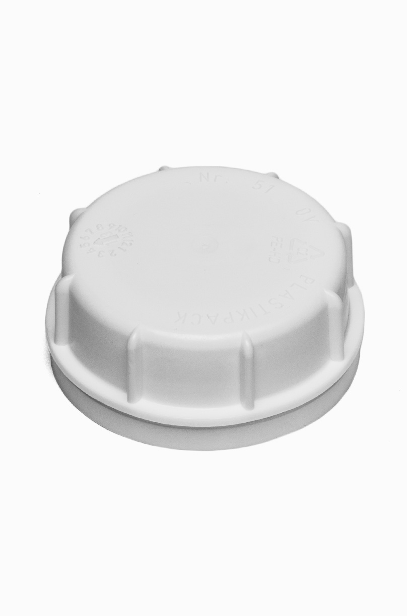 Schraubdeckel OV aus HDPE ø 51,0 mm Mündung