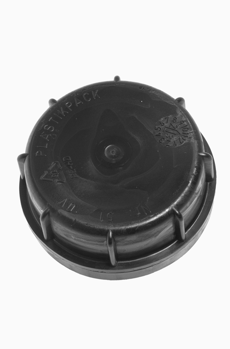 Schraubdeckel OV aus HDPE ø 51,0 mm Mündung