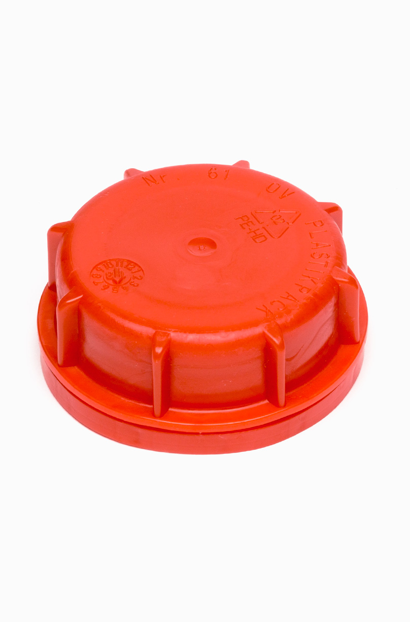 Schraubdeckel OV aus HDPE ø 61,0 mm Mündung