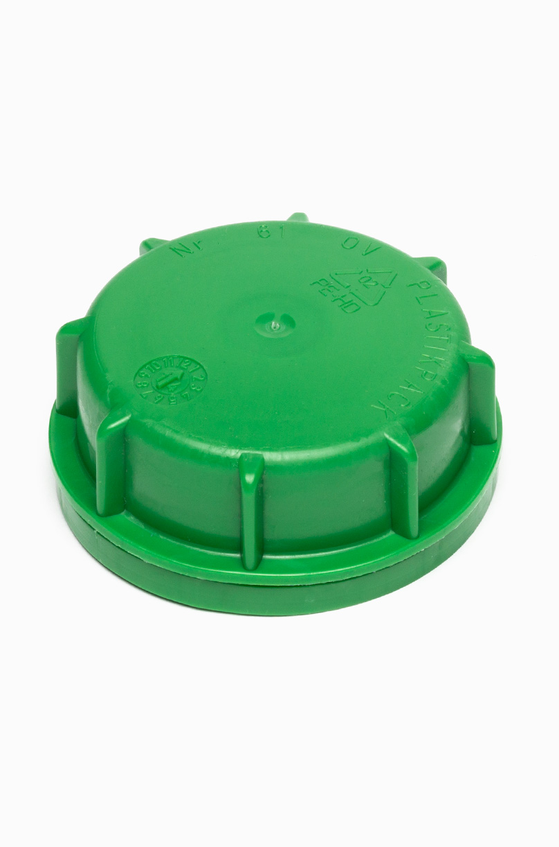 Schraubdeckel OV aus HDPE ø 61,0 mm Mündung