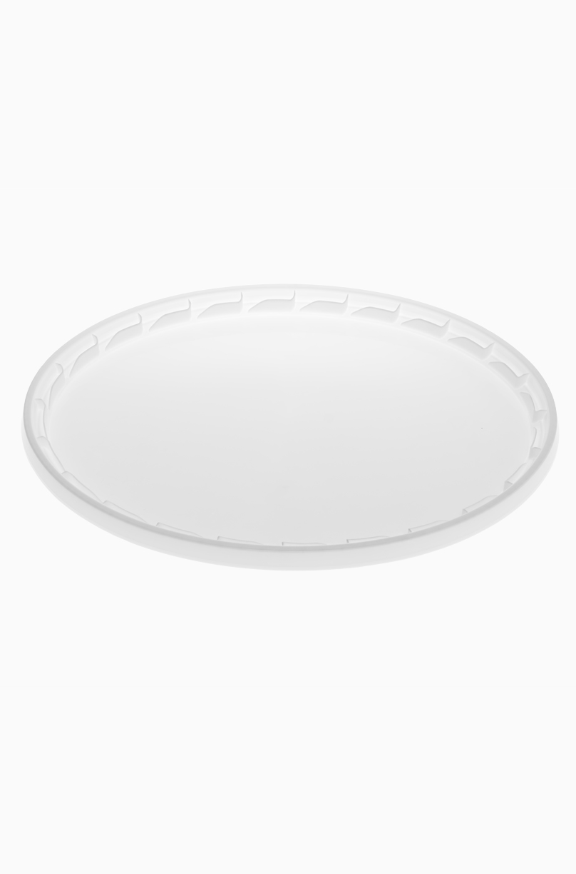 Schnappdeckel oval aus PP ø 343,0 mm Mündung