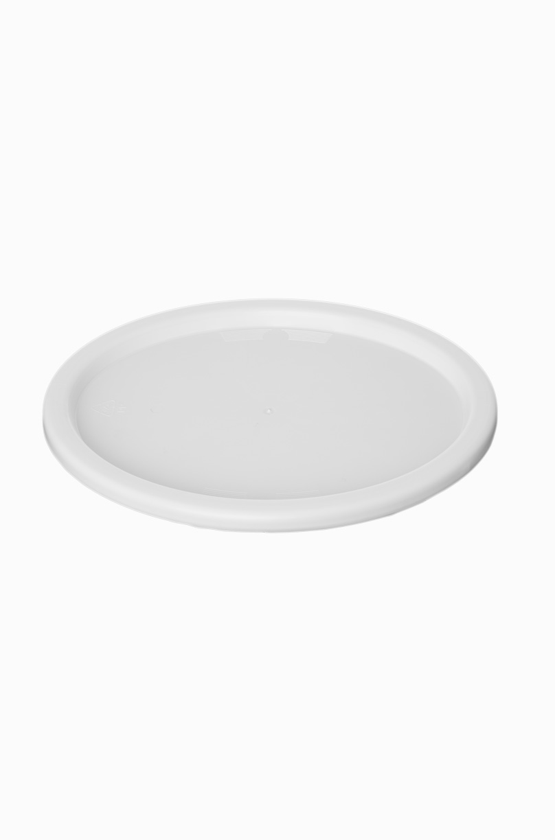 Schnappdeckel oval aus PP ø 378,0 mm Mündung