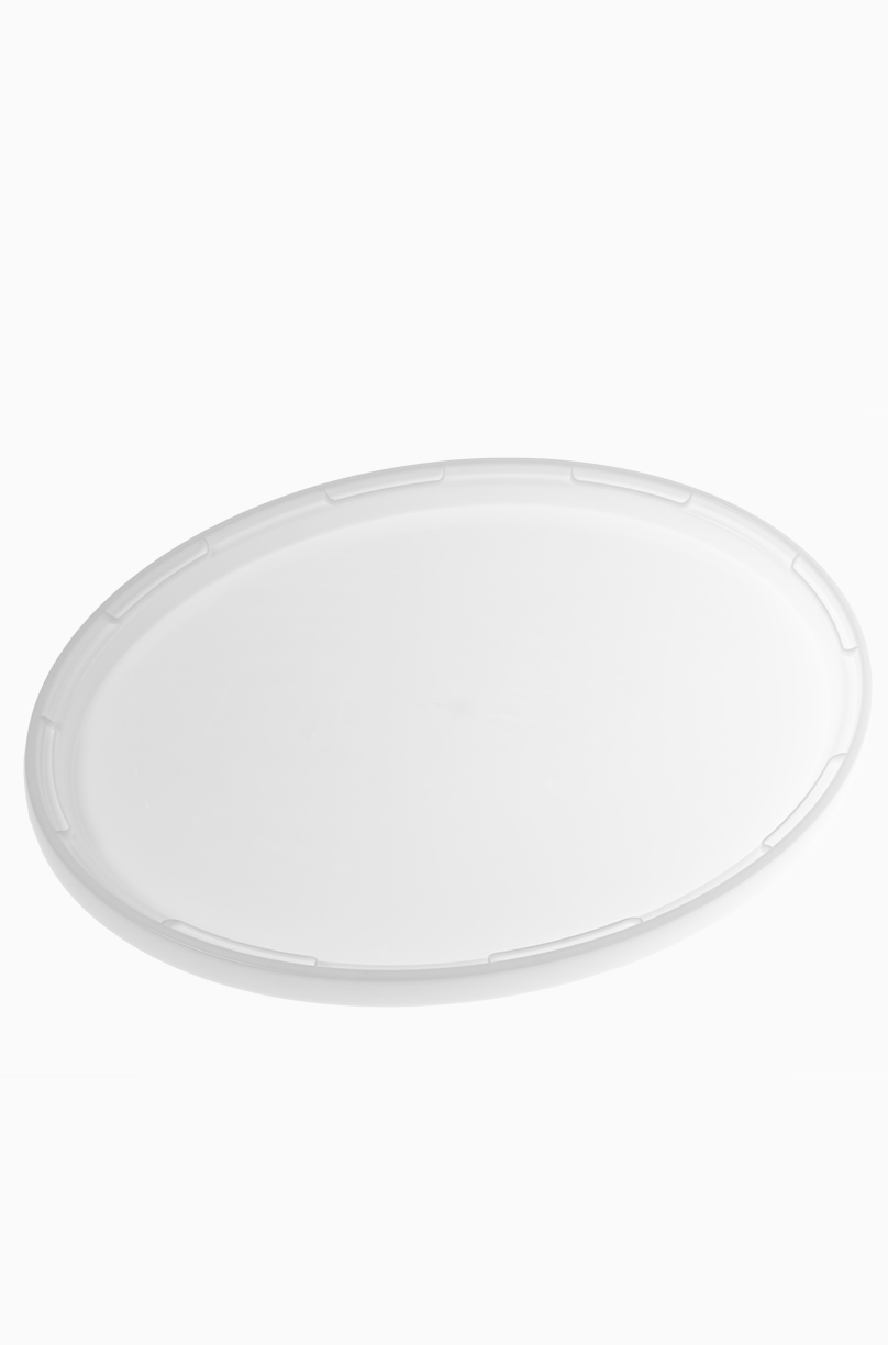 Schnappdeckel oval aus PP ø  Mündung
