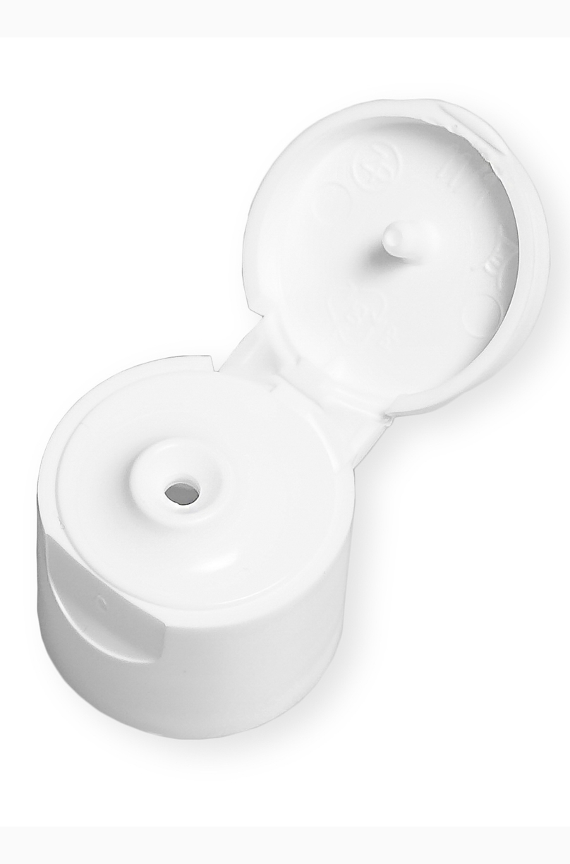 Schraubdeckel Klappscharnier aus PP ø 18,0 mm Mündung