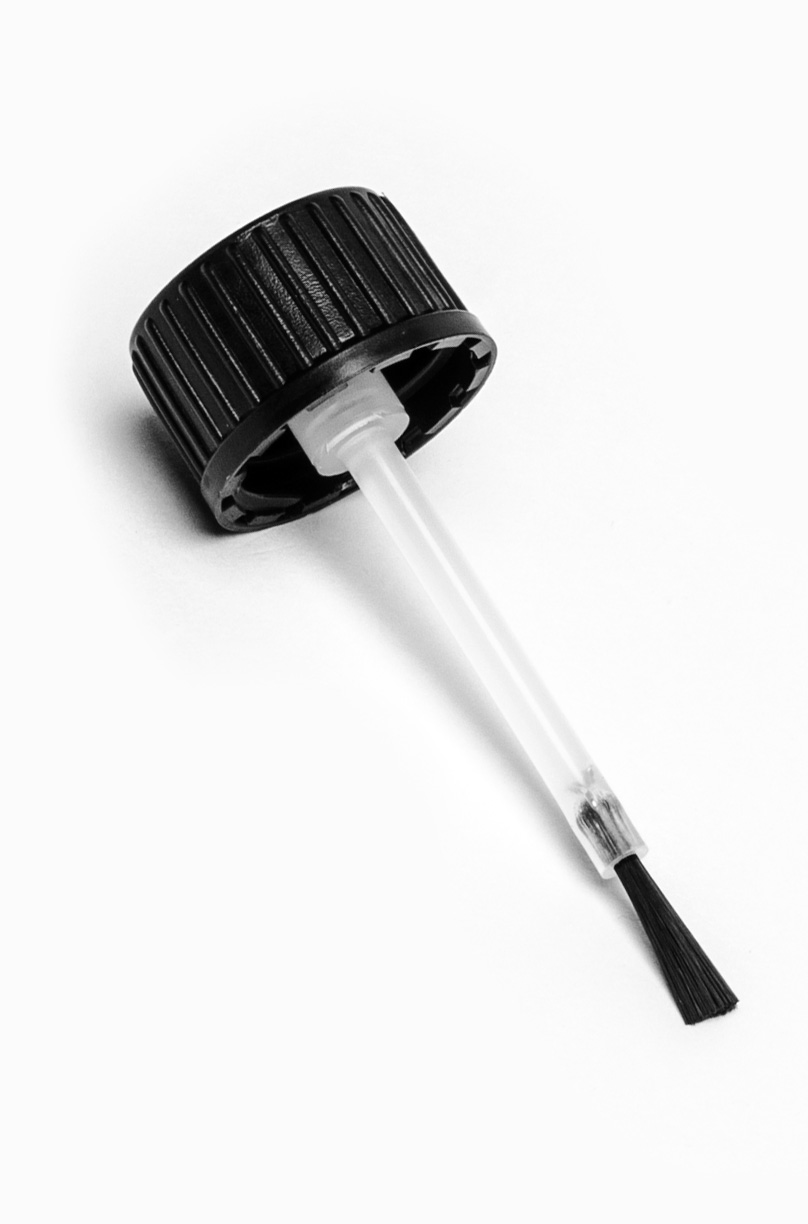 Schraubdeckel mit Pinsel aus PP ø 18,0 mm Mündung