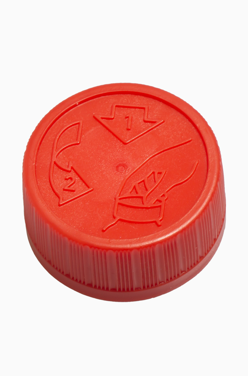 Drück- und Dreh Deckel aus PP ø 28,0 mm Mündung