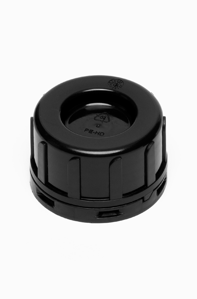 Schraubdeckel OV aus PP ø 45,0 mm Mündung