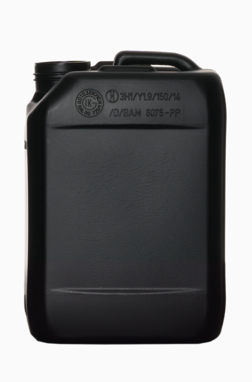 Kunststoffkanister: 2,0 Liter, Farbe: schwarz