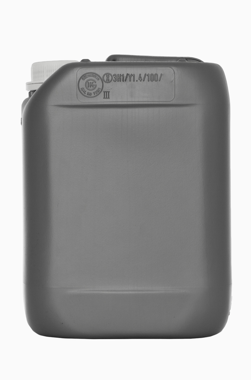 Kunststoffkanister: 5,0 Liter, Farbe: silber