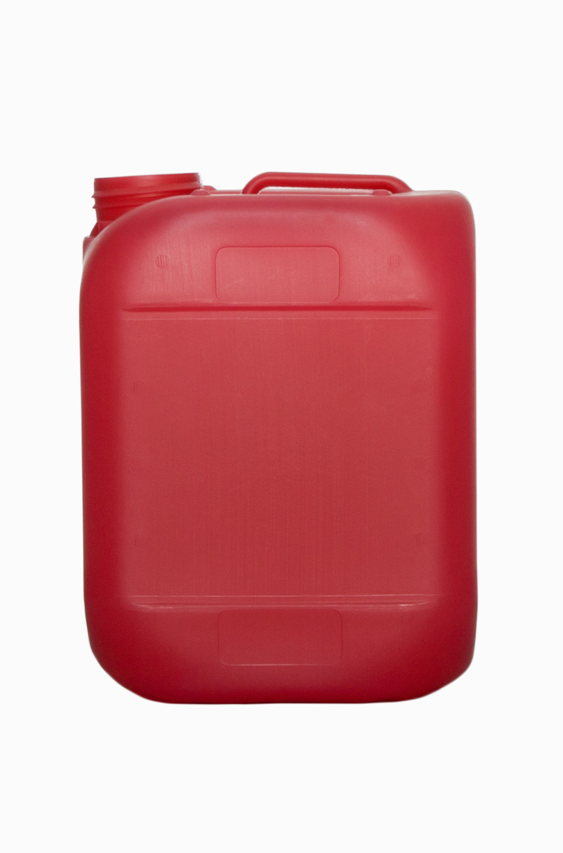 Kunststoffkanister: 5,0 Liter, Farbe: rot