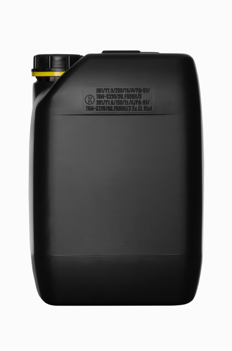 Kunststoffkanister EX: 10,0 Liter, Farbe: schwarz