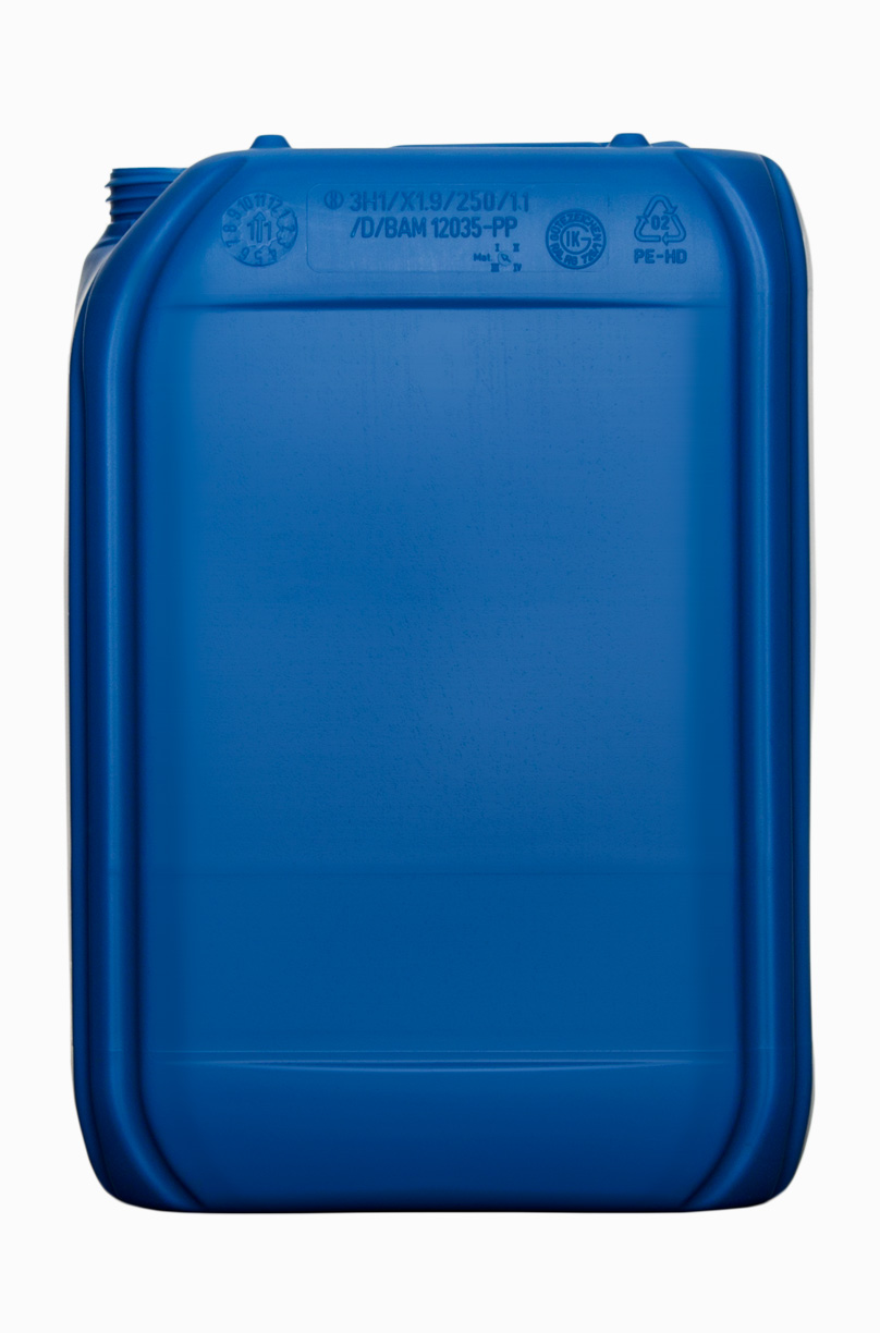 Kunststoffkanister: 25,0 Liter, Farbe: blau