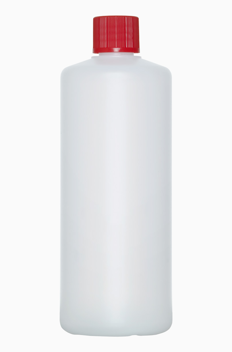 Kunststoff Rundflasche R 200/18: 200 Milliliter, Farbe: natur