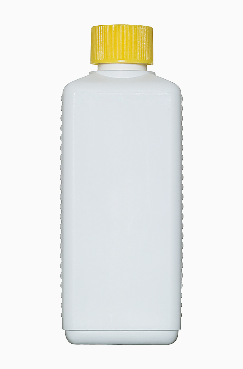 Kunststoff Vierkantflasche: 250 Milliliter, Farbe: natur