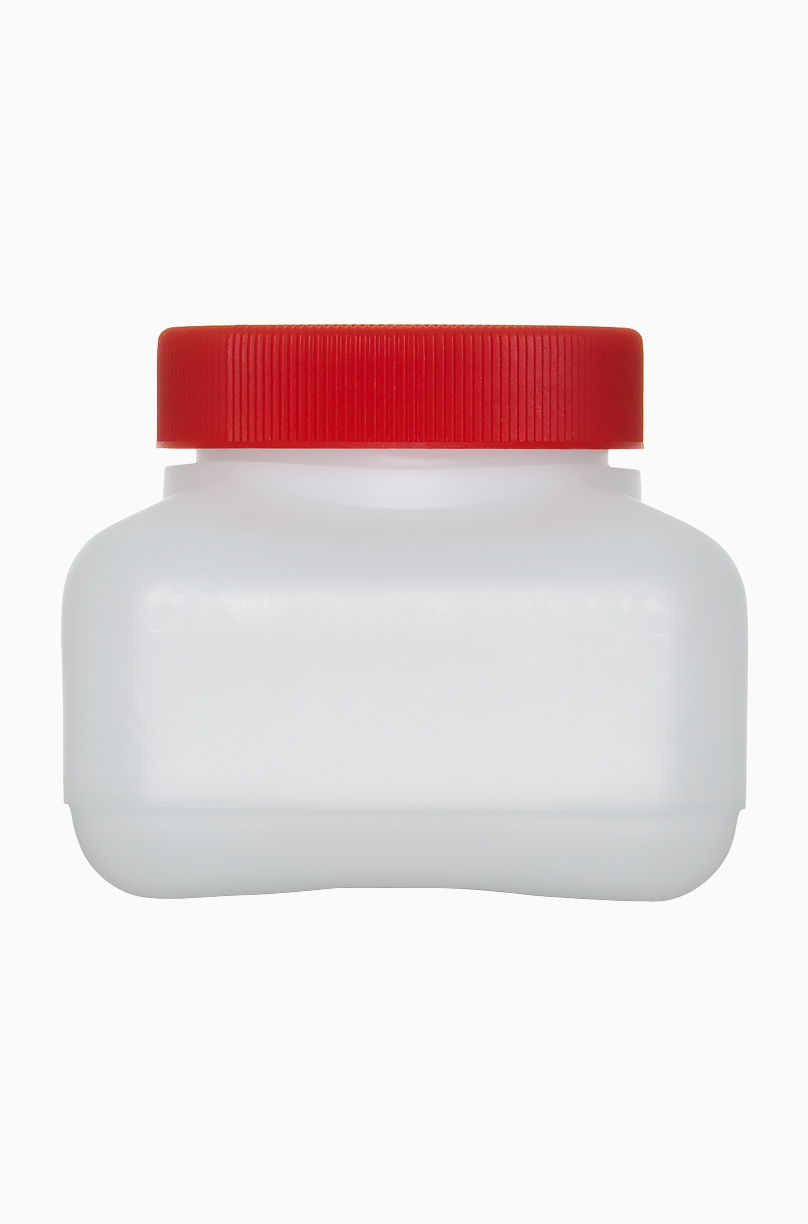 Kunststoff Vierkantflasche: 250 Milliliter, Farbe: natur