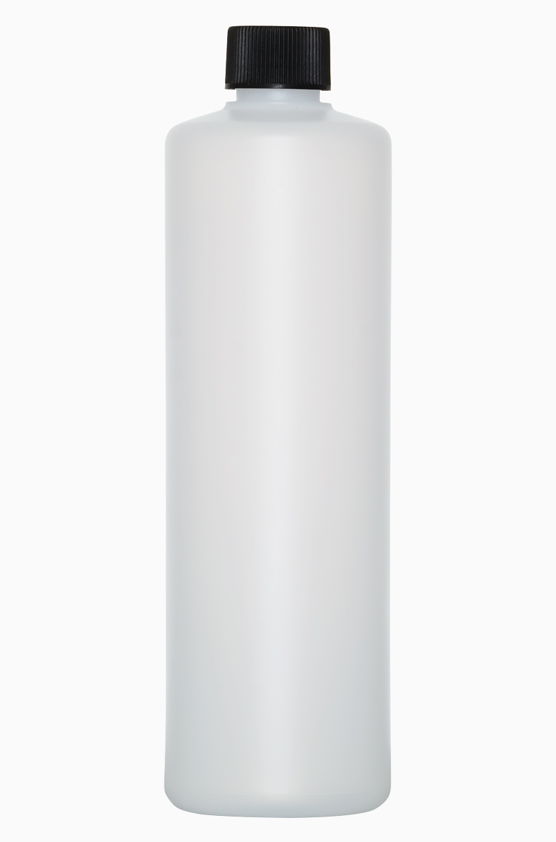 Kunststoff Rundflasche R 500/25: 500 Milliliter, Farbe: natur