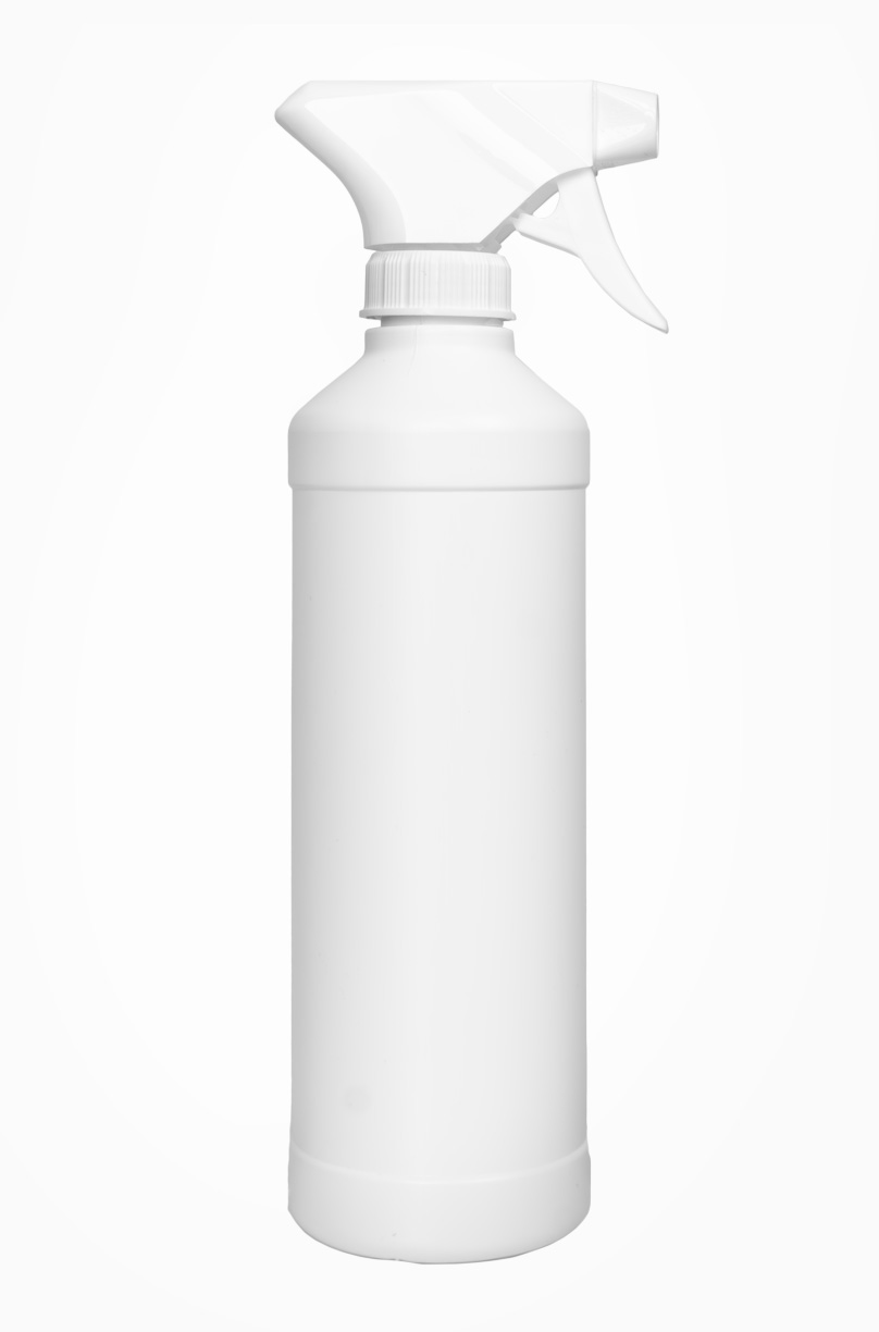 Kunststoff Rundflasche FRZG 500/28: 500 Milliliter, Farbe: weiß