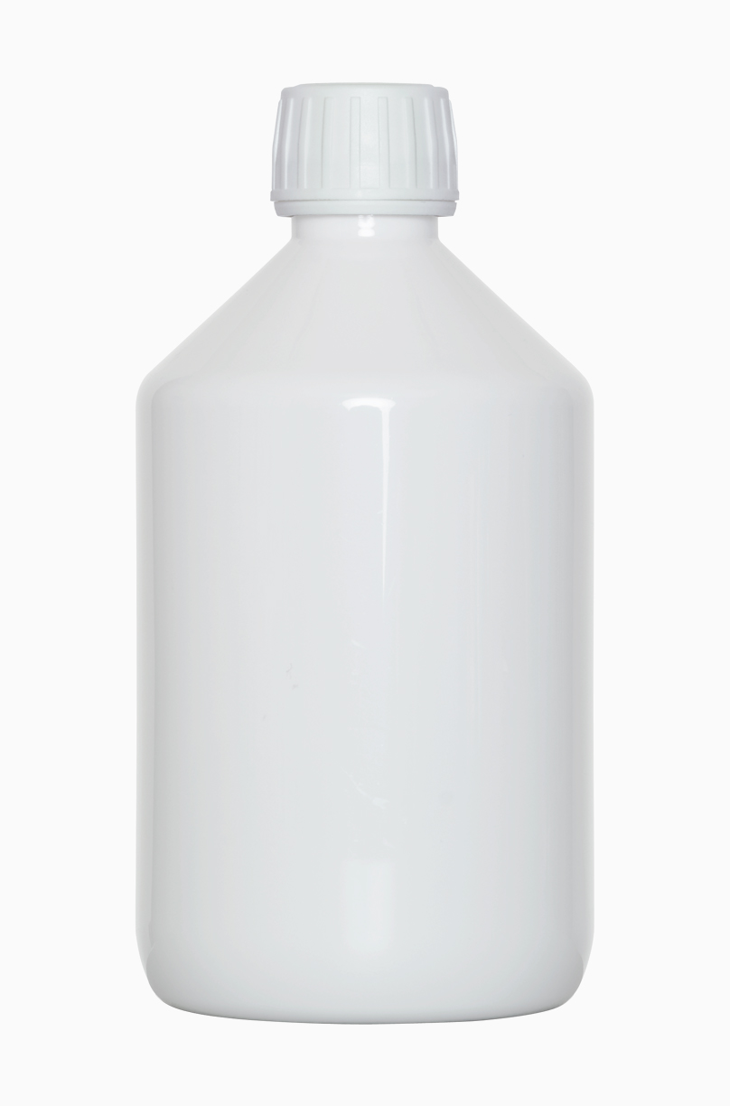 PET Flasche: 500 Milliliter, Farbe: weiß