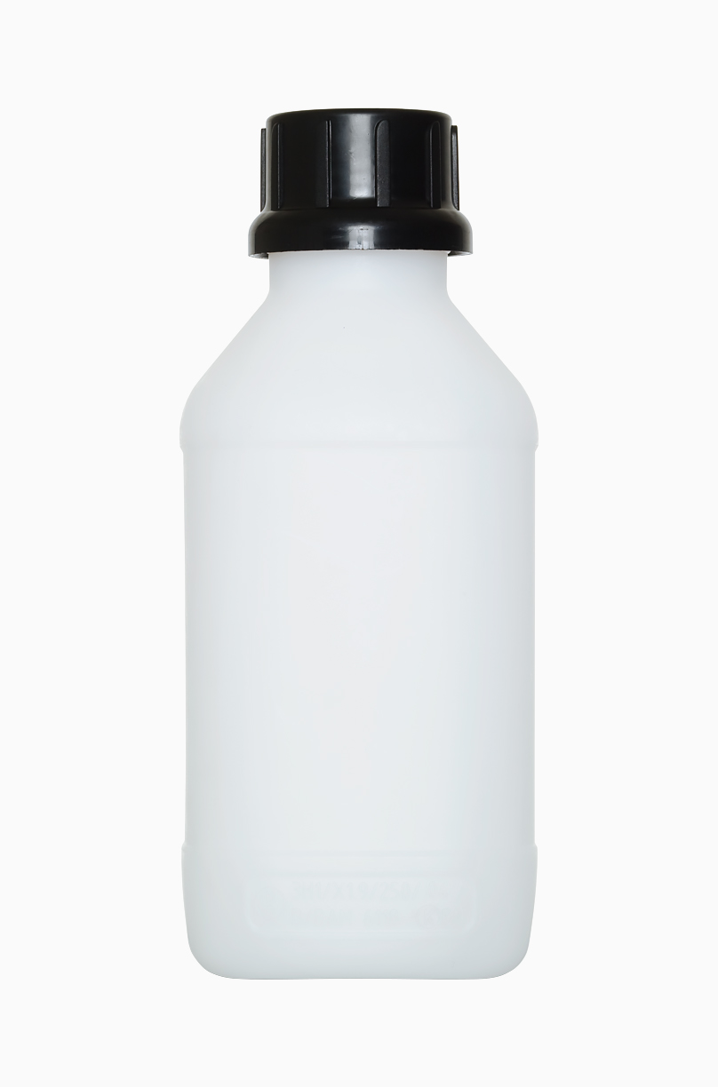 Kunststoff Gefahrgutflasche: 1,0 Liter, Farbe: natur