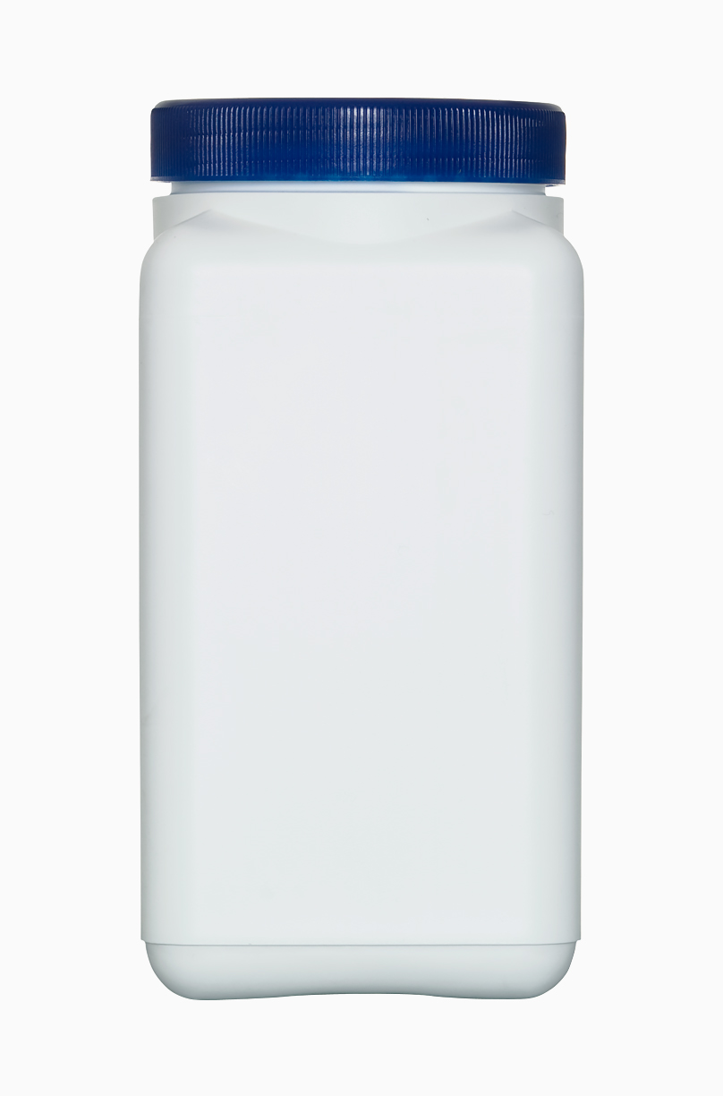 Kunststoff Vierkantflasche: 1,0 Liter, Farbe: natur