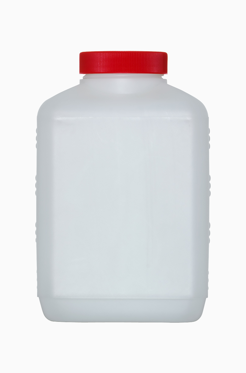 Kunststoff Vierkantflasche: 1,5 Liter, Farbe: natur