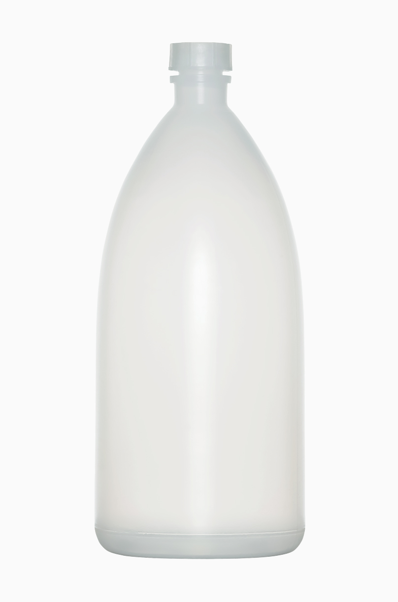 Laborflasche: 2,0 Liter, Farbe: natur