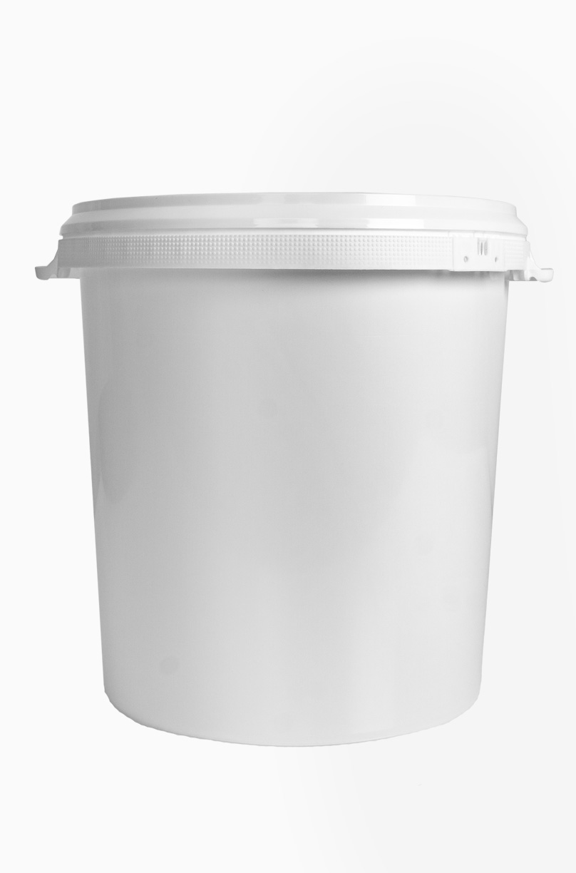 Kunststoff Hobbock: 30,0 Liter, Farbe: weiß