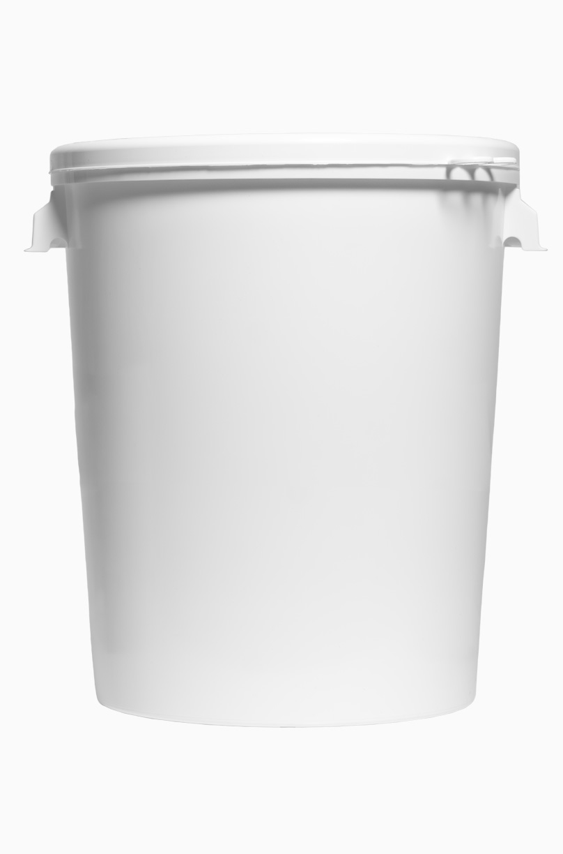 Kunststoff Hobbock UN: 30,0 Liter, Farbe: weiß