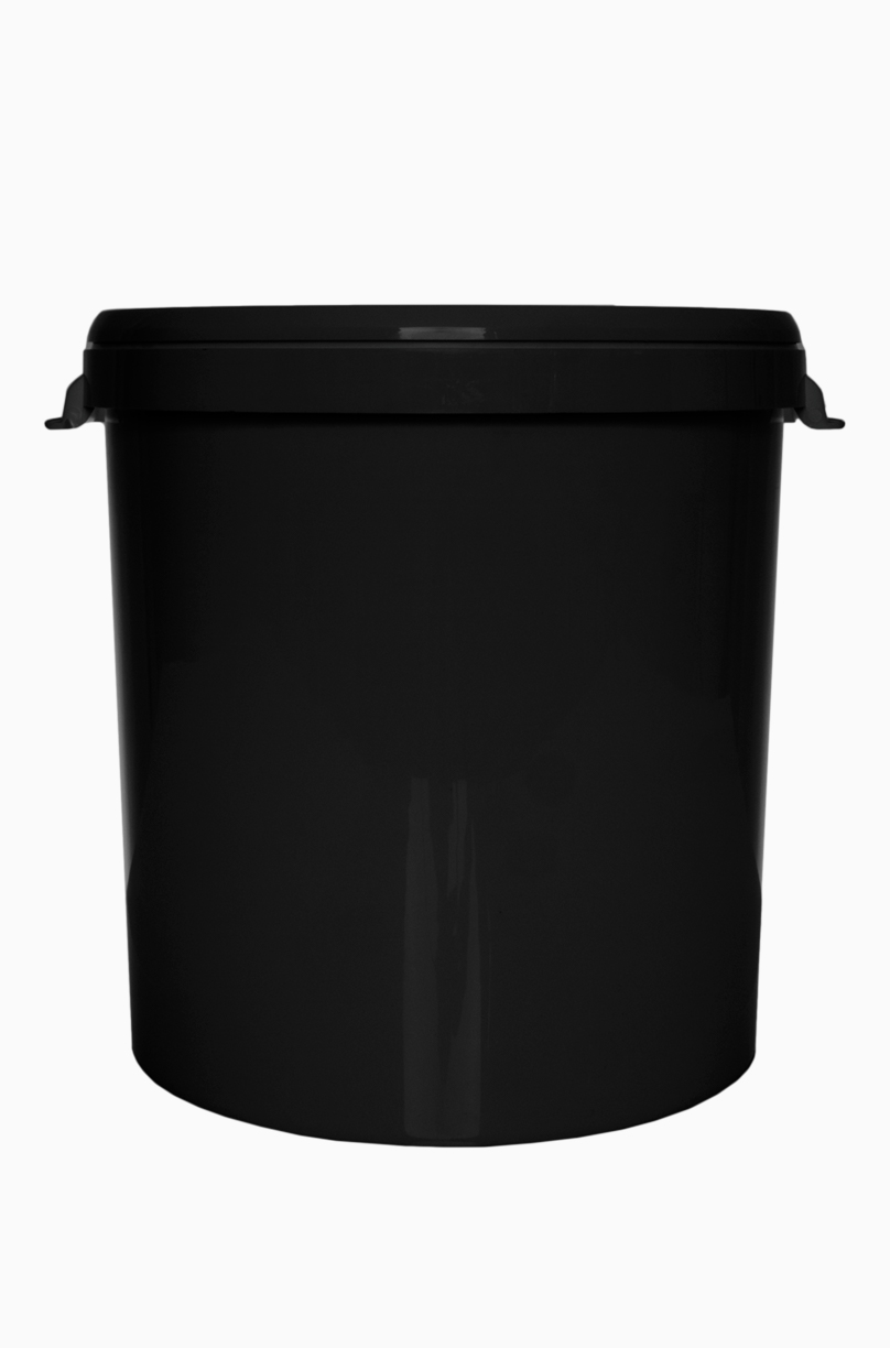 Kunststoff Hobbock ECO: 30,0 Liter, Farbe: schwarz