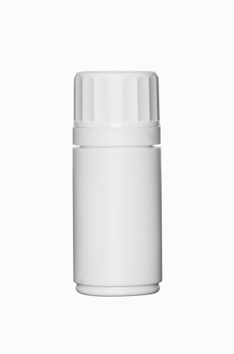 Kunststoff Schraubdeckeldose OV Twist Off: 50 Milliliter, Farbe: weiß