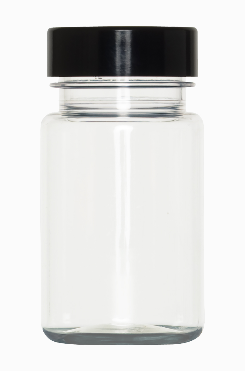 PET Packer: 60 Milliliter, Farbe: klar transparent