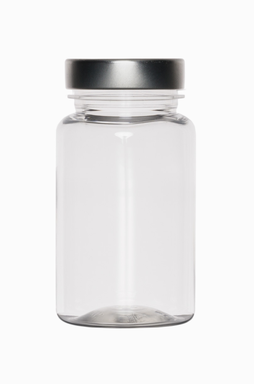 PET Packer: 100 Milliliter, Farbe: klar transparent