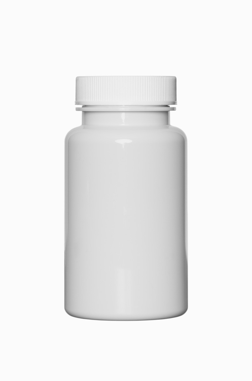 PET Packer: 120 Milliliter, Farbe: weiß