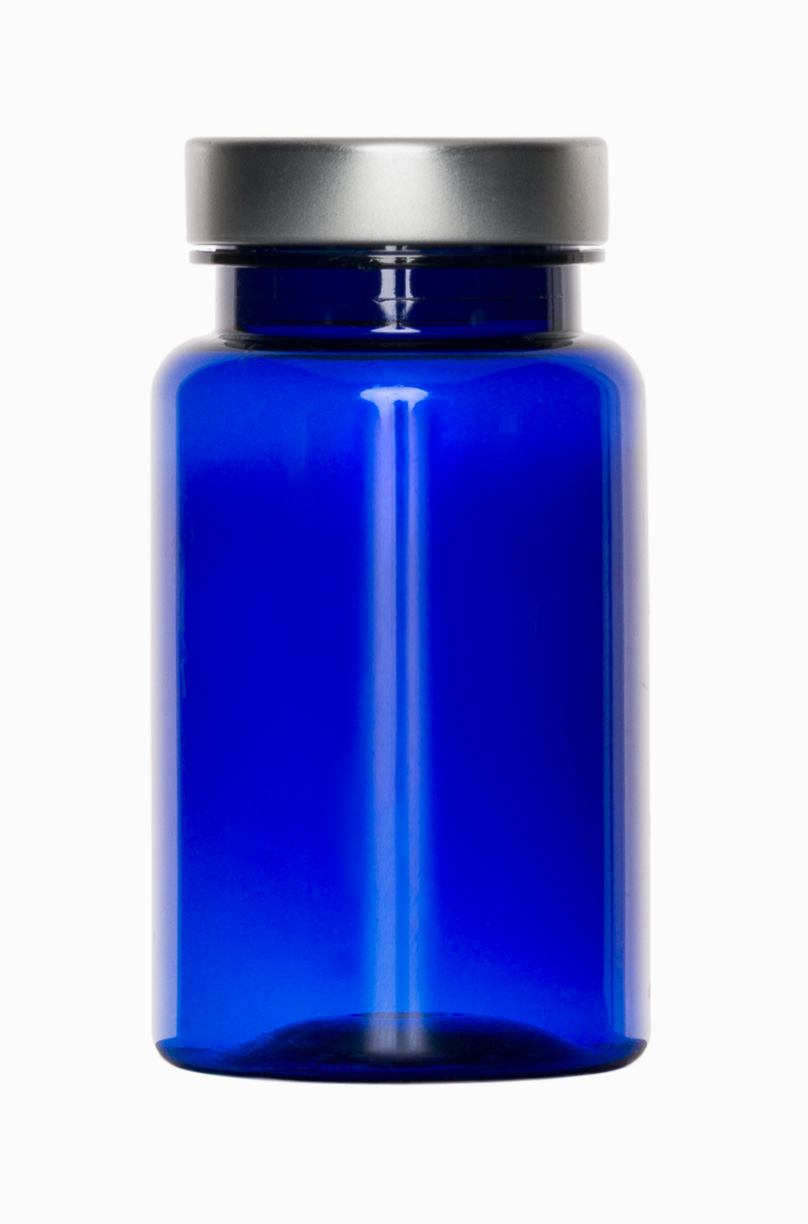PET Packer: 150 Milliliter, Farbe: kobaltblau