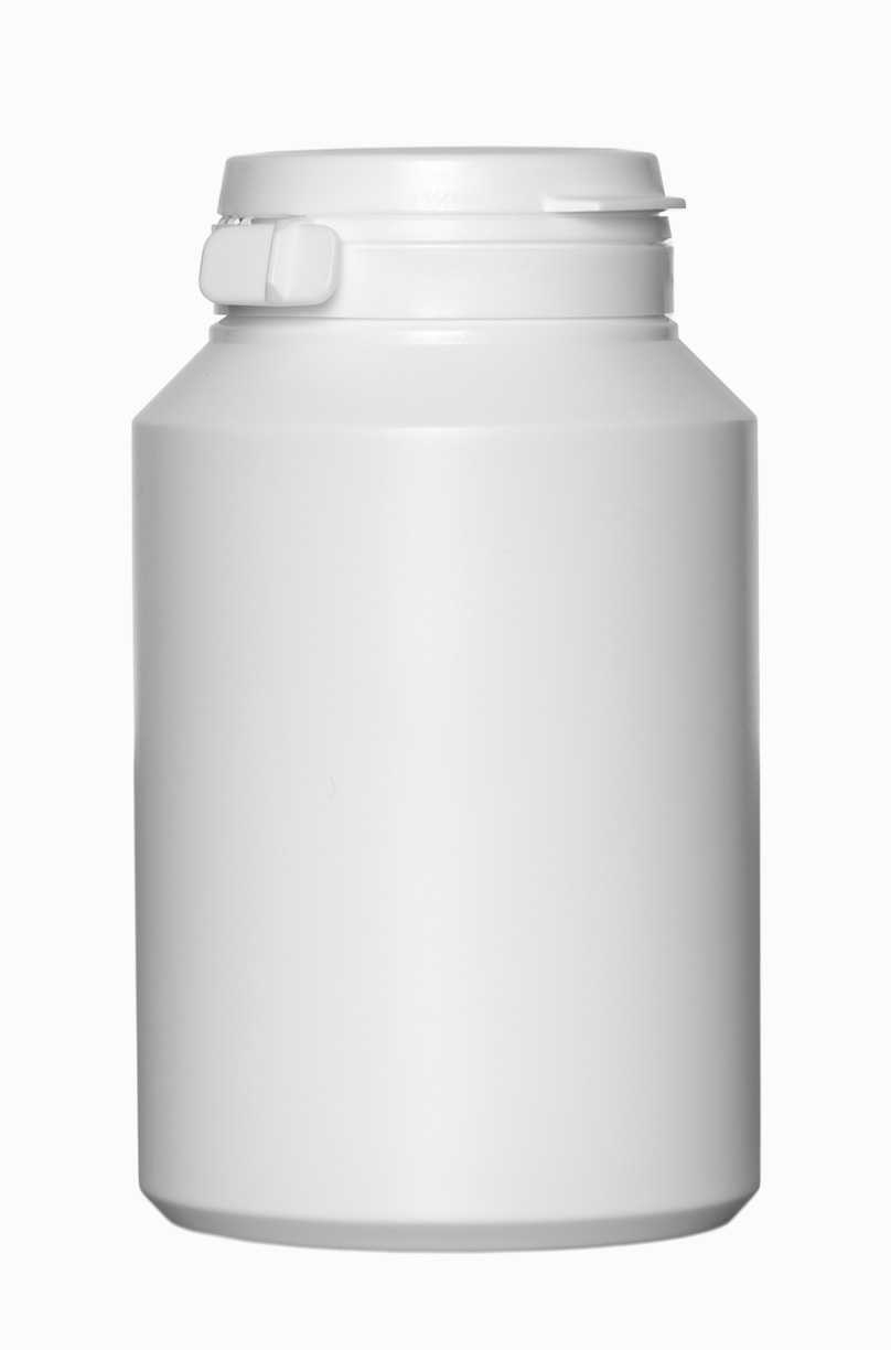 Kunststoff Stülpdeckeldose OV Standard: 200 Milliliter, Farbe: weiß