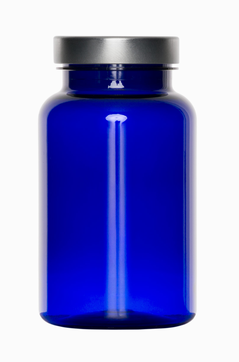 PET Packer: 200 Milliliter, Farbe: kobaltblau