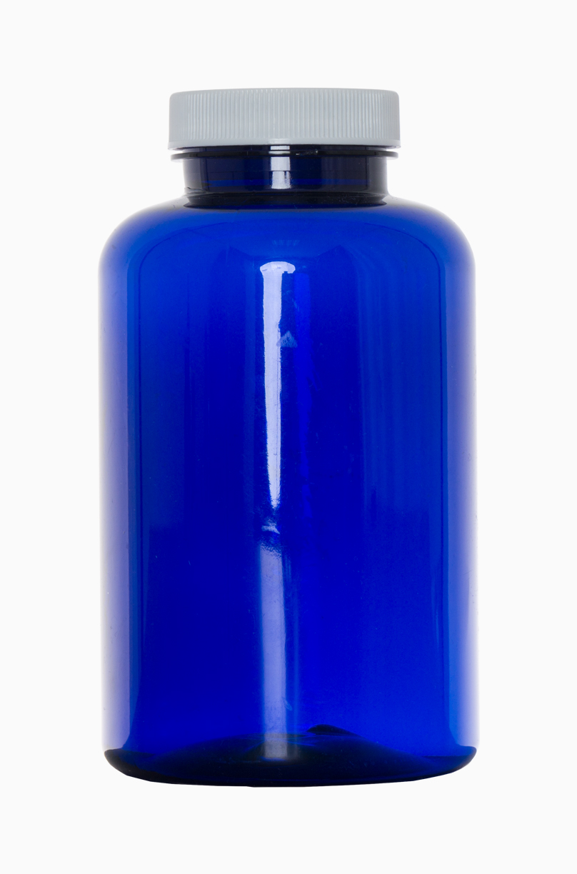 PET Packer: 500 Milliliter, Farbe: kobaltblau