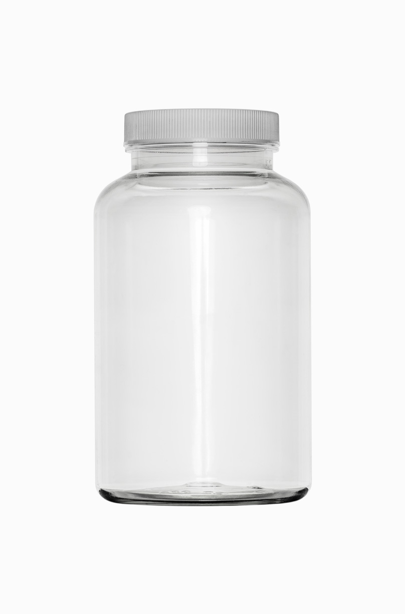 PET Packer: 500 Milliliter, Farbe: klar transparent