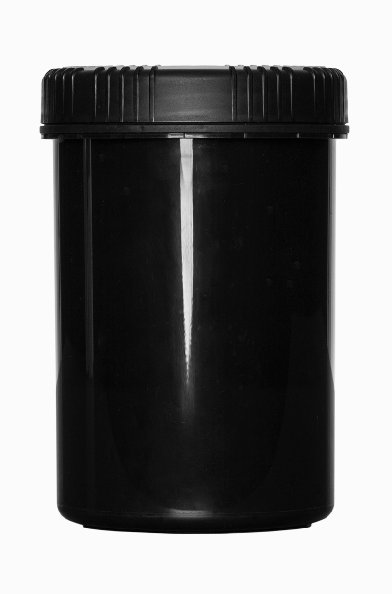 Kunststoff Schraubdeckeldose UN Packo UV: 1,0 Liter, Farbe: schwarz