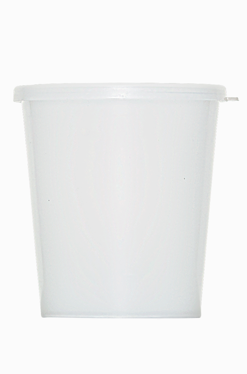 Laborbecher: 50 Milliliter, Farbe: natur