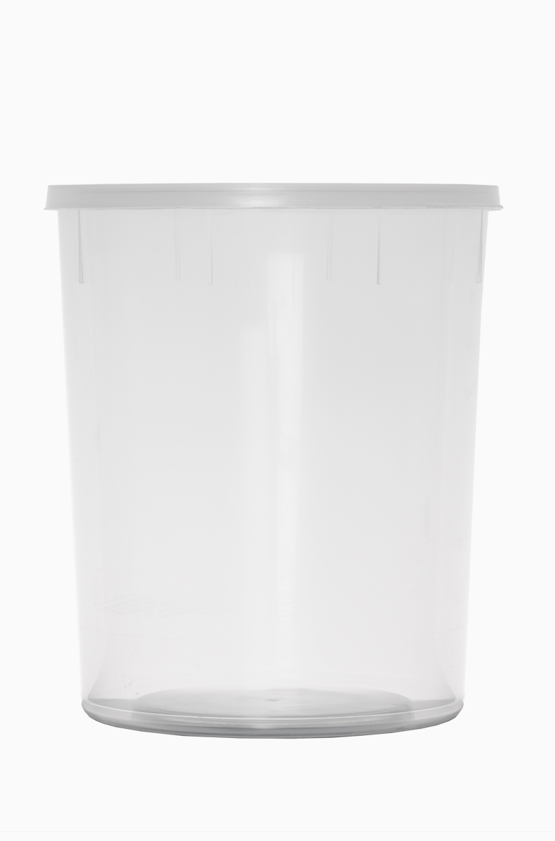 Probenbecher: 1,0 Liter, Farbe: natur