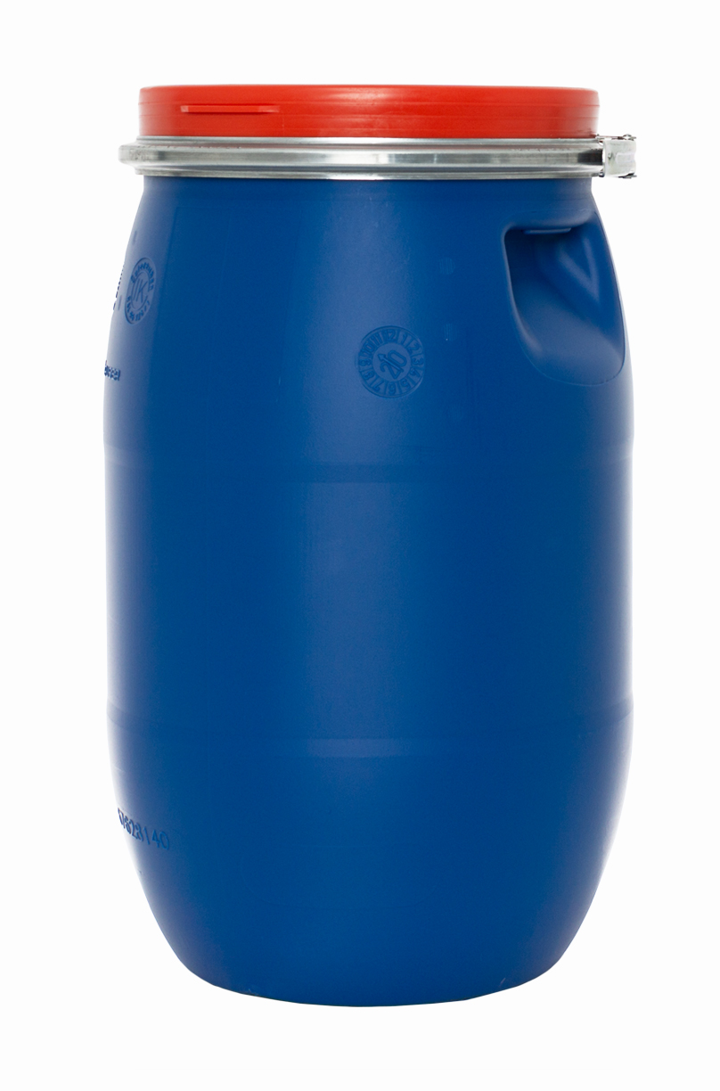 Kunststoff Deckelspundfass: 30,0 Liter, Farbe: blau