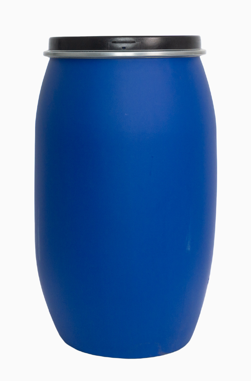 Kunststoff Deckelspundfass: 220,0 Liter, Farbe: blau