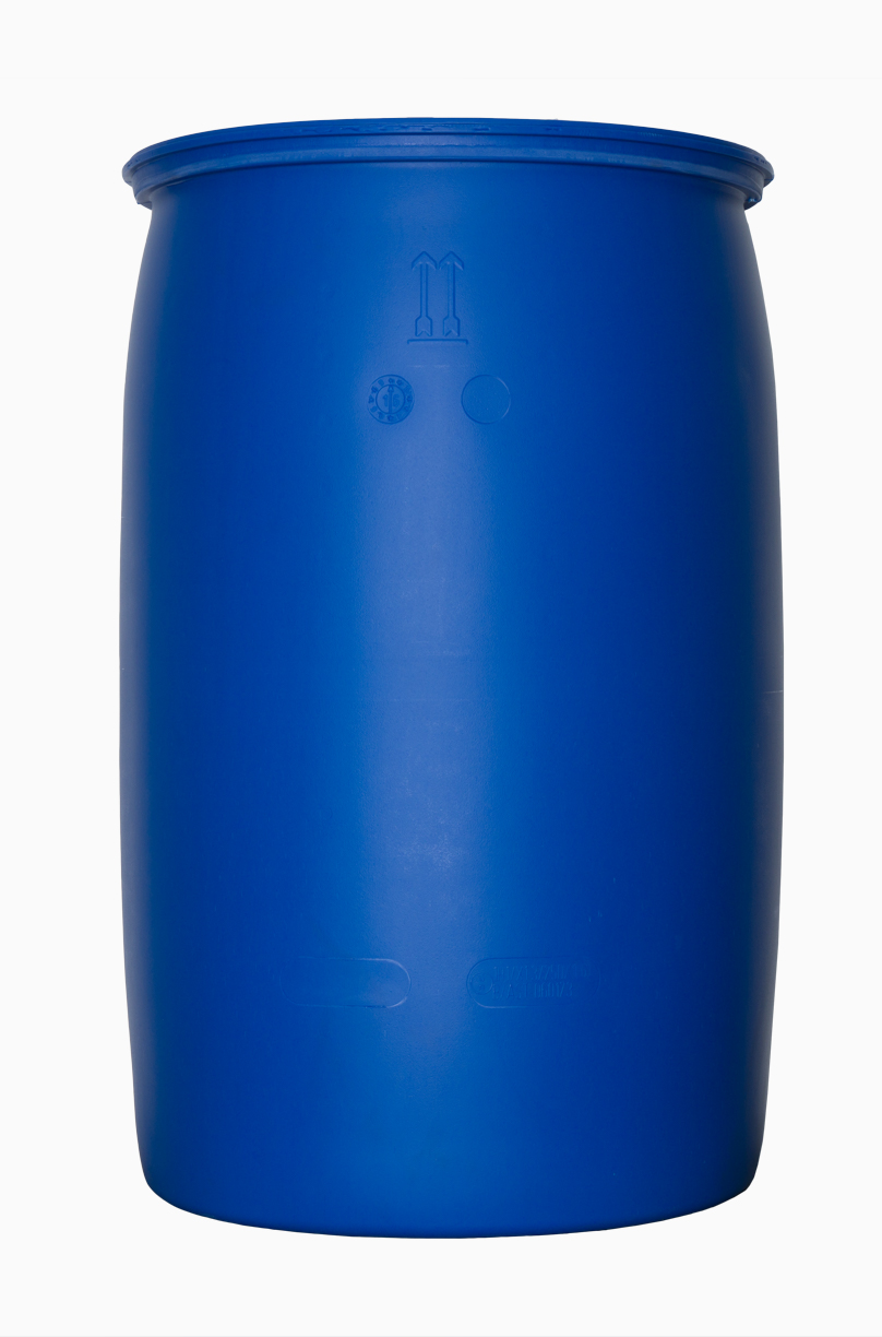 Kunststoff Spundfass L-Ring: 220,0 Liter, Farbe: blau