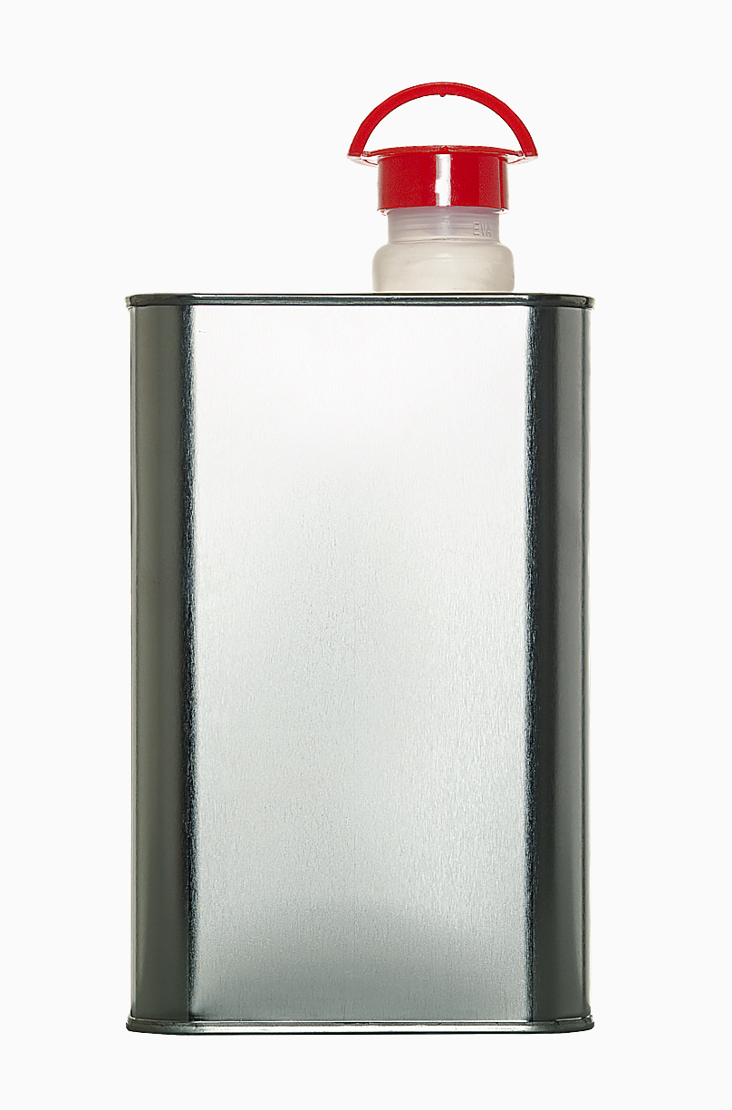 Weißblechkanister: 1,2 Liter, Farbe: blank