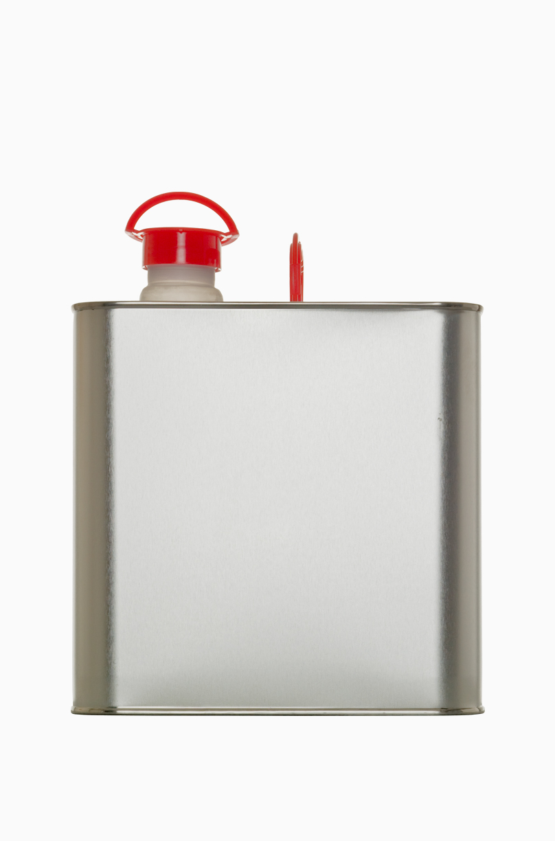 Weißblechkanister: 2,5 Liter, Farbe: blank