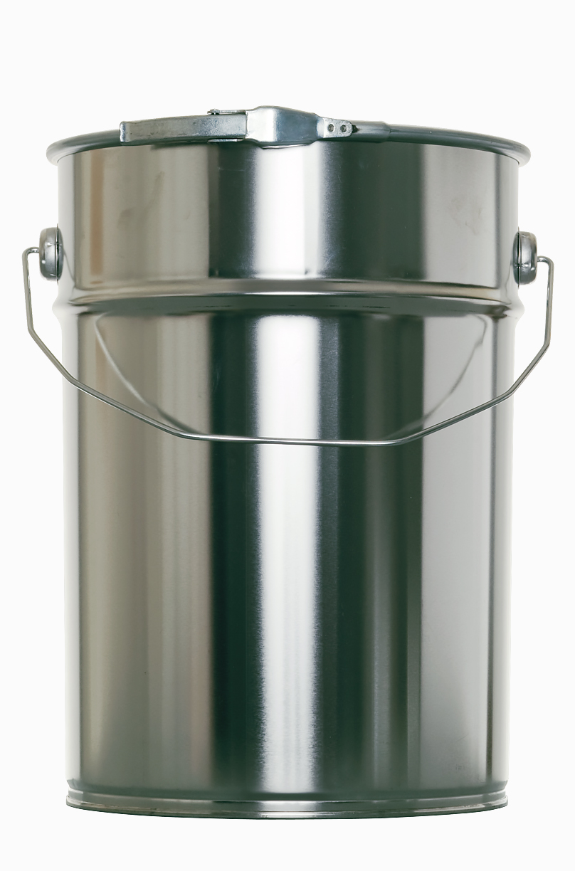 Weißblecheimer: 10,0 Liter, Farbe: blank